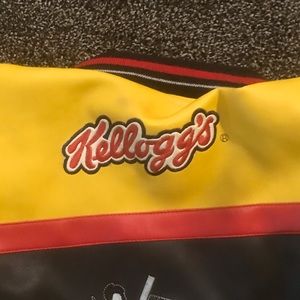 Leather NASCAR jacket